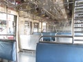 Inside Mumbai local train Royalty Free Stock Photo