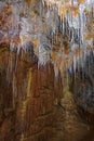 Inside a natural cave