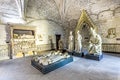 Inside the north Sacristy of the popes palace in Avignon, France Royalty Free Stock Photo