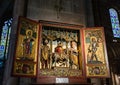 Inside Notre Dame Cathedral in Strasbourg, France