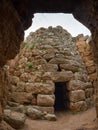 Inside of nuragic complex of Palmavera