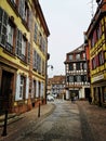 Inside the old city of Basel, Switzerland