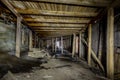 Inside the old, abandoned coal mine No.2 near Longyearbyen - the most Northern settlement in the world. Svalbard, Norway