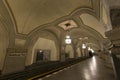 At the empty Heidelberger Platz station in Berlin Royalty Free Stock Photo