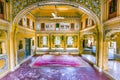 Inside an old Haveli in Mandawa