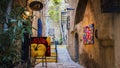 Inside the old town in Jaffa, Israel