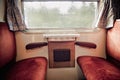 Inside of an old Train Royalty Free Stock Photo
