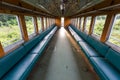 Inside old train Royalty Free Stock Photo