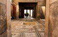 Inside an old villa in Pompeii