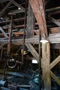 inside an old wood mill