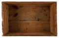 Inside the really old wooden box Royalty Free Stock Photo