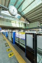 Inside ot Tha phra station of New MRT electrictrain station Royalty Free Stock Photo