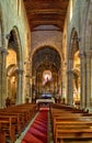 Inside of Our Lady of Oliveira church in Guimaraes