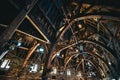 Inside the Owlery in Hogsmeade Village at the Wizarding World of Harry Potter - Universal Studios Hollywood, Los Angeles Royalty Free Stock Photo
