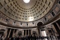 Inside the Pantheon building in Rome, Italy Royalty Free Stock Photo