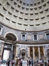 Inside Pantheon, Rome Royalty Free Stock Photo