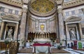 Inside Pantheon - Rome Royalty Free Stock Photo