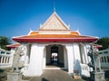 Inside part of temple in Wat Arun, Bangkok Royalty Free Stock Photo