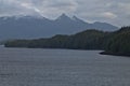 Inside Passage, between Juneau and Ketchikan, Alaska Royalty Free Stock Photo