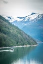 Inside passage mountain views around ketchikan alaska Royalty Free Stock Photo