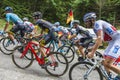 Inside the Peloton - Tour de France 2017 Royalty Free Stock Photo