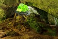 Inside Phrayanakhon cave in Thailand