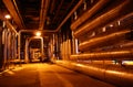 Inside of power plant