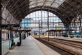 Inside of a Prague Main Train station