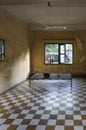 Inside of a prison cell of the Khmer rule Royalty Free Stock Photo