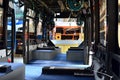 Inside of the rail car assembly plant. Industrial workshop for the production of European high speed trains.