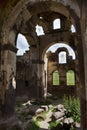 Inside the red church Kizil Kilsie Turkey Royalty Free Stock Photo