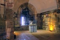 Inside the Red Tower - the main fortification of the city Alanya, Turkey Royalty Free Stock Photo