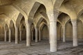 Inside Regents Mosque Prayer Hall without people, Shiraz, Iran.