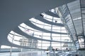 Inside the Reichstag dome