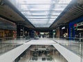 Modern retail shopping mall from floor to top.