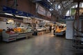 Inside Riga Central Market, Latvia