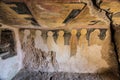 Inside of the Rock-hewn Churches of Ivanovo Royalty Free Stock Photo