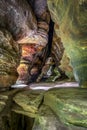 Inside Rock House in the Hocking Hills