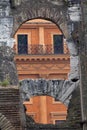 Inside the Roman Coliseum, Rome, Lazio, Italy. Royalty Free Stock Photo