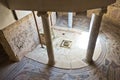 Inside roman villa at Piazza Armerina, Sicily Royalty Free Stock Photo