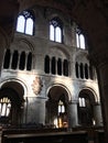 Inside St. Bartholomews church in London Royalty Free Stock Photo