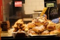 Inside a Romanian Bakery: Close-Up of Breads Royalty Free Stock Photo