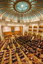 Inside of Romanian Parliament