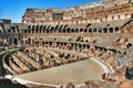 Inside of Rome Colosseum