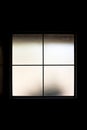 Inside a Room with Frosted Window Royalty Free Stock Photo