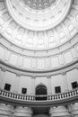 Inside the Rotunda at the Texas State Capitol in Austin Royalty Free Stock Photo