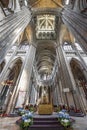 Inside Rouen cathedral