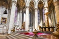 Inside Rouen cathedral