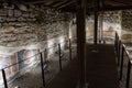 Inside of ruins of church on Trapezitsa fortress hill. Veliko Tarnovo, Bulgaria