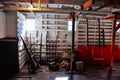 Inside the S.S. Keno sternwheeler in Dawson City, Yukon.